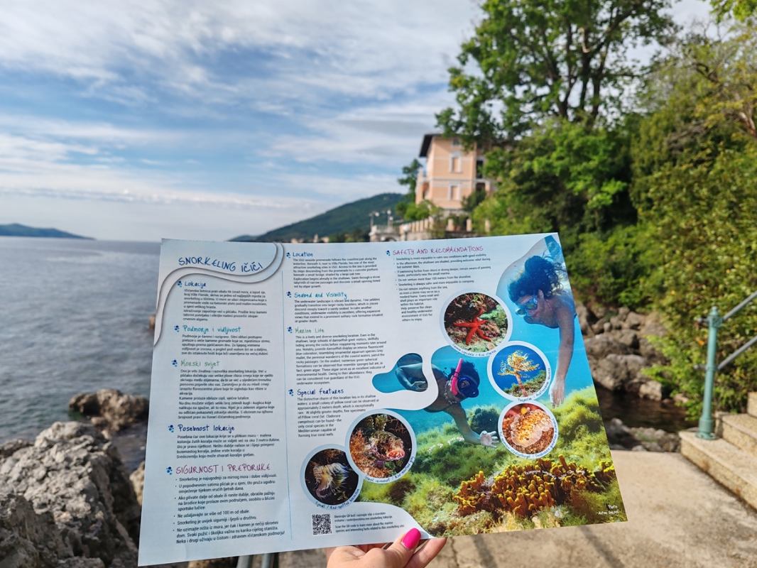 TZM IČIĆI predstavlja prvu snorkeling kartu i informativnu tablu za novo iskustvo istraživanja podmorja